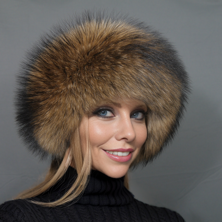 Finnraccoon fur headband