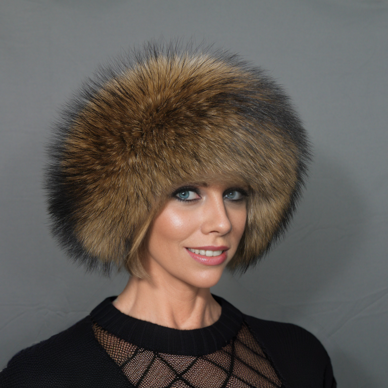 Finnraccoon fur headband