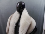 Blue fox fur stole/wrap/scarf