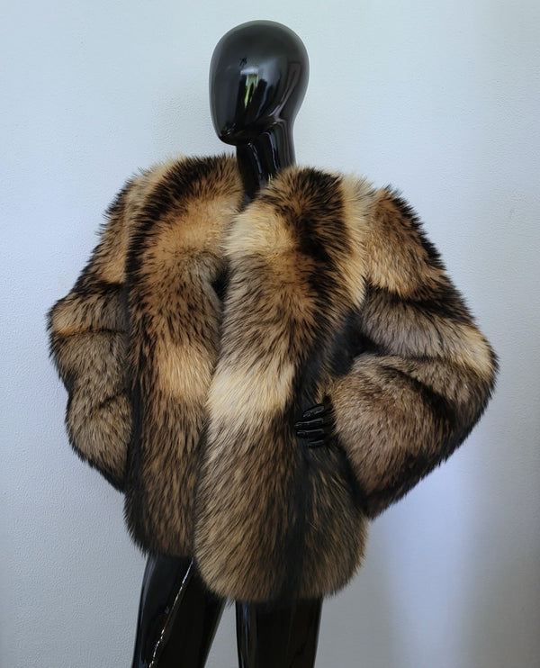 Finnraccoon fur coat